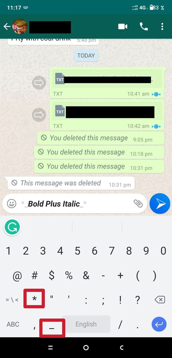 WhatsApp에서 글꼴 스타일 변경하는 방법 완벽 가이드