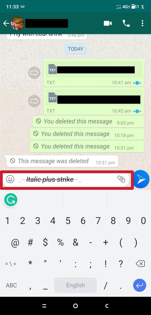WhatsApp에서 글꼴 스타일 변경하는 방법 완벽 가이드