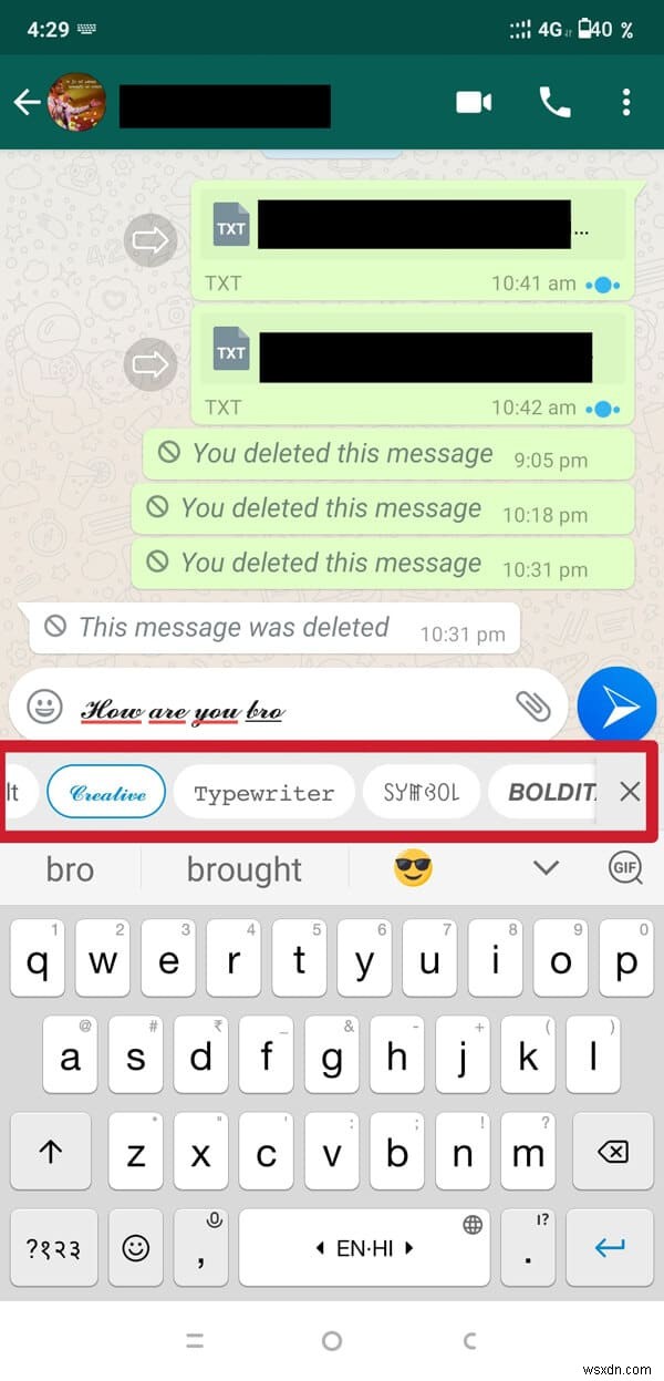 WhatsApp에서 글꼴 스타일 변경하는 방법 완벽 가이드
