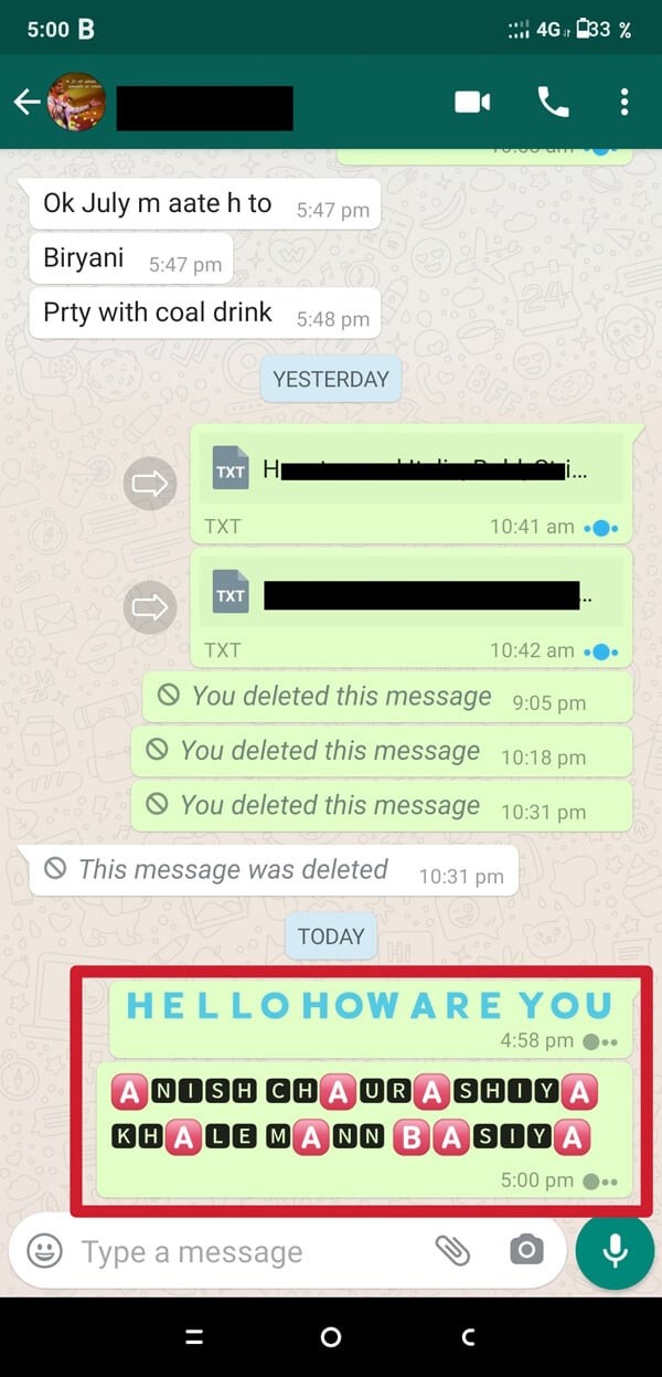 WhatsApp에서 글꼴 스타일 변경하는 방법 완벽 가이드