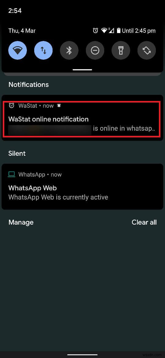 온라인에 접속하지 않고 WhatsApp에서 상대방의 온라인 상태 확인하는 방법