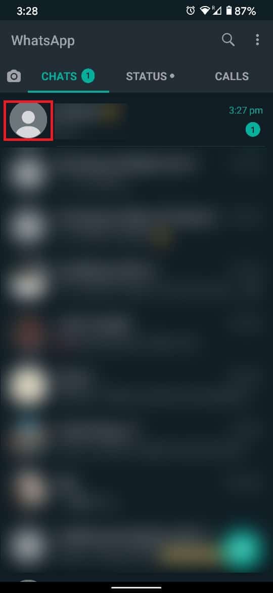 온라인에 접속하지 않고 WhatsApp에서 상대방의 온라인 상태 확인하는 방법