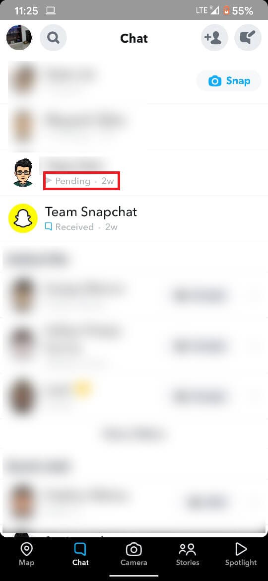 스냅챗(Snapchat)에서 보류(Pending) 란 무엇을 의미할까? 원인과 해결 방법