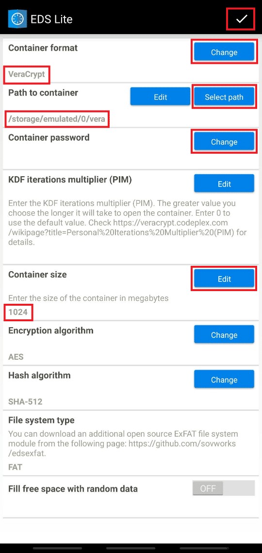 안드로이드에서 VeraCrypt 암호화 볼륨을 마운트하는 방법