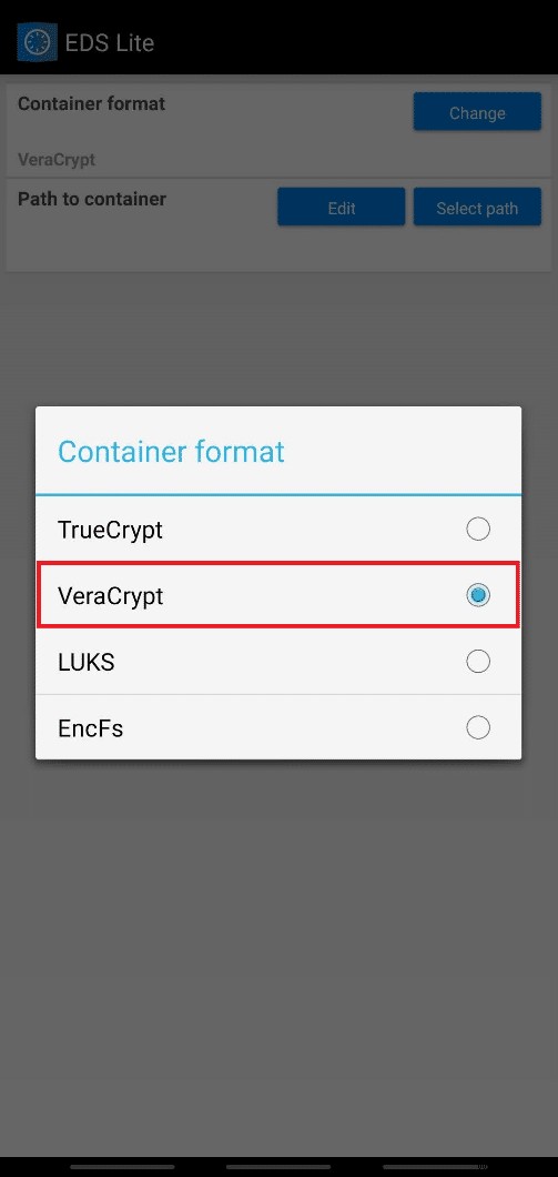 안드로이드에서 VeraCrypt 암호화 볼륨을 마운트하는 방법