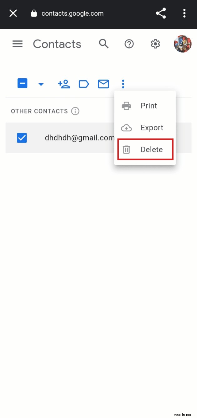 안드로이드 Gmail 자동 완성에서 이메일 주소 삭제하는 방법