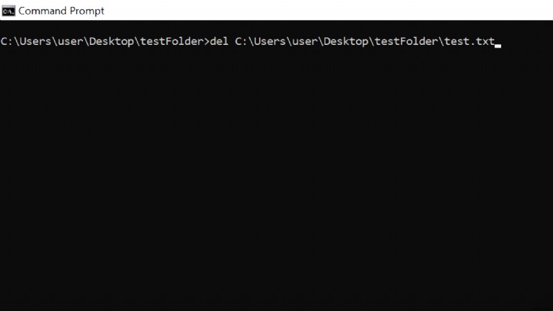 Windows 명령 프롬프트(CMD)로 삭제 안 되는 파일 강제 삭제하는 방법