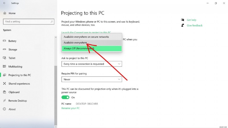 안드로이드 화면 공유 – Windows 10 PC로 내 화면 무선 전송하는 방법