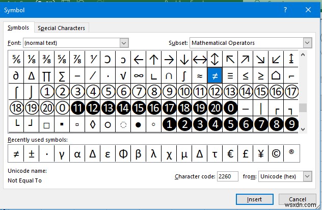 같지 않음 기호(≠) 입력 방법 총정리 – Windows, Mac, 모바일, HTML까지