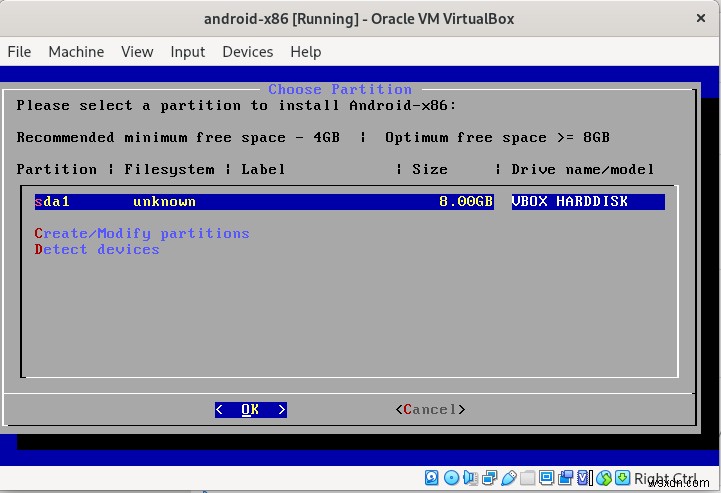 VirtualBox와 Android-x86으로 리눅스에서 안드로이드 게임 실행하는 방법