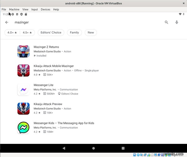 VirtualBox와 Android-x86으로 리눅스에서 안드로이드 게임 실행하는 방법