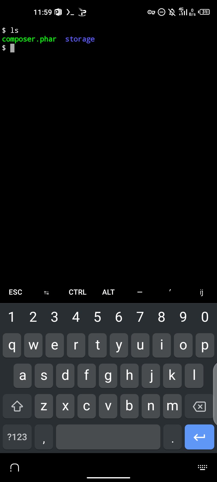 안드로이드 폰에서 Laravel 8 설치하고 설정하는 방법 (Termux 활용)