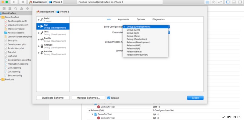Xcode 스키마와 구성으로 iOS 프로젝트의 다양한 환경 관리하기