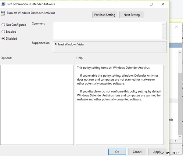Windows Defender가 그룹 정책에 의해 꺼져 있습니다 오류를 표시할 때 해결하는 6가지 방법