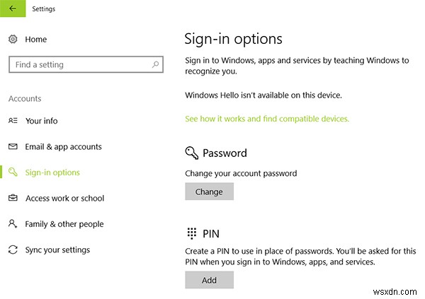 Windows 10 로그인 옵션 추가, 변경, 삭제 및 기본값 설정 방법 완벽 가이드