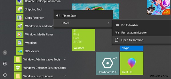Windows 10 PC에서 캡처 도구(스니핑 도구)를 실행하는 6가지 방법