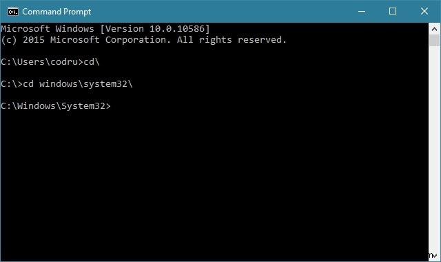 Windows 10 명령 프롬프트(CMD)에서 디렉터리 변경하는 방법 총정리
