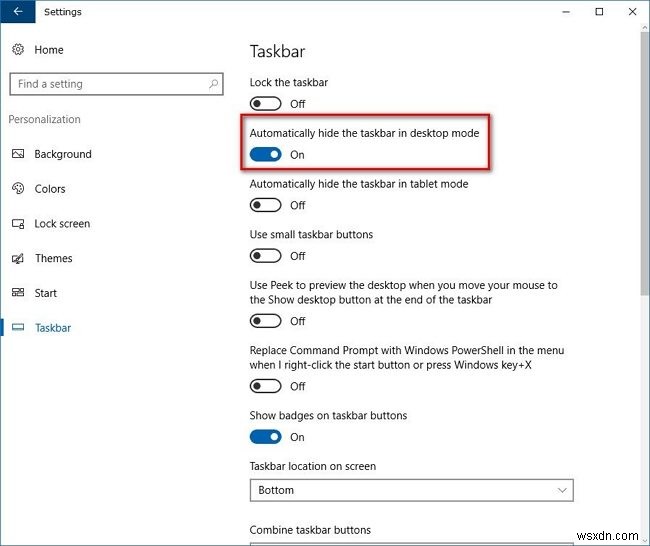 Windows 10 작업 표시줄 자동 숨기기 설정 및 오류 해결 방법 총정리