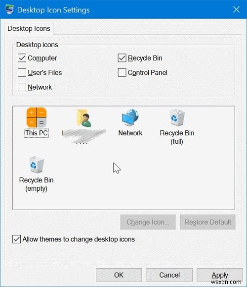 Windows 10 바탕 화면 아이콘 추가, 변경, 삭제 및 복원하는 완벽 가이드