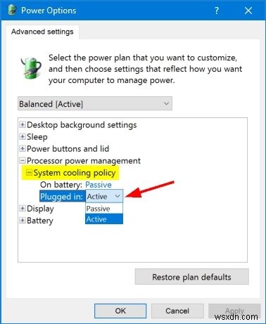 Windows 10에서 시스템 냉각 정책 활성화 및 설정 변경 방법 완벽 가이드