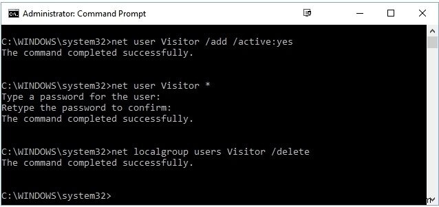 Windows 10에서 게스트 계정 추가하는 방법 총정리