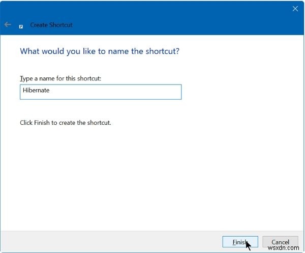 Windows 10에서 종료·다시 시작·최대 절전 모드 바로 가기 만드는 방법