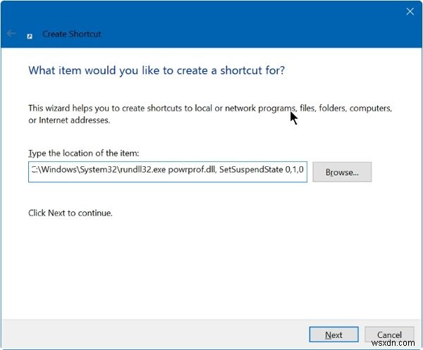Windows 10에서 종료·다시 시작·최대 절전 모드 바로 가기 만드는 방법
