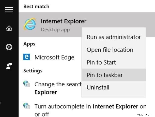 Windows 10에서 인터넷 익스플로러를 여는 5가지 방법