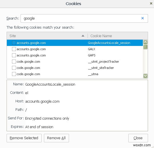 Windows 10에서 파이어폭스(Firefox) 쿠키 삭제하는 빠르고 쉬운 방법