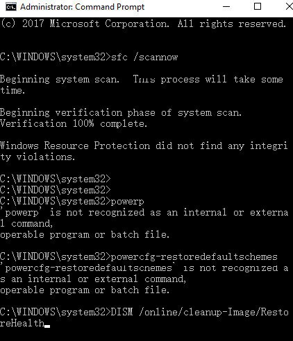 Windows 10 크리에이터스 업데이트 후 사라진 전원 옵션 복구하는 3가지 방법