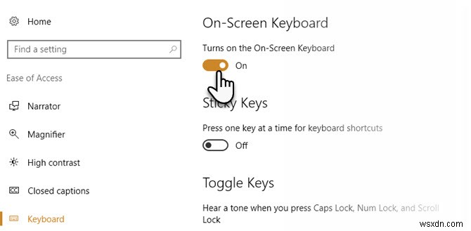 Windows 10 화상 키보드 활성화·비활성화 방법 6가지 총정리