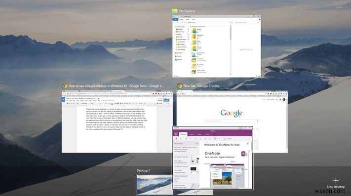 Windows 10에서 가상 데스크톱 추가하는 방법 총정리