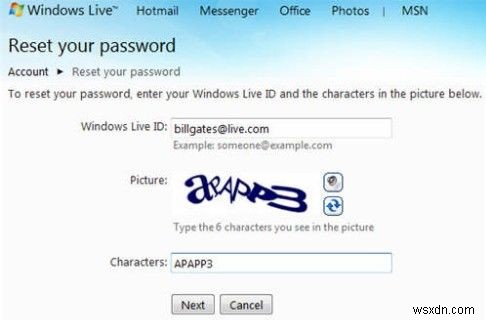 Windows Live ID 비밀번호를 잊어버렸을 때 재설정하는 3가지 방법