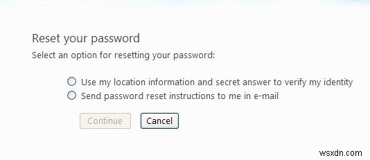 Windows Live ID 비밀번호를 잊어버렸을 때 재설정하는 3가지 방법