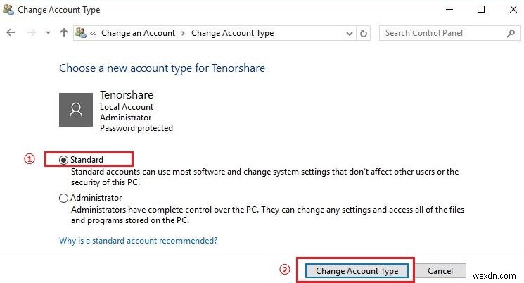 Windows 10에서 사용자 계정 유형을 변경하는 2가지 방법