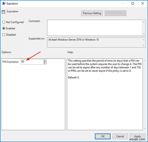 Windows 10 PIN 복잡성 그룹 정책 활성화 및 복잡한 PIN 생성 방법