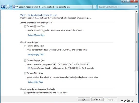 Windows 8·7에서 필터 키 켜고 끄는 방법 – Shift 키 오류 해결 가이드