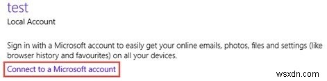 Windows 8.1에서 로컬 계정을 Microsoft 계정으로 전환하는 방법