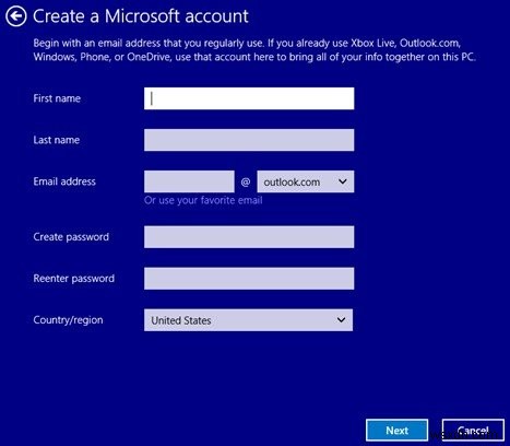 Windows 8.1에서 로컬 계정을 Microsoft 계정으로 전환하는 방법