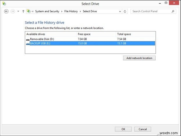 초보자 가이드: Windows 8.1/8에서  파일 기록 으로 백업하고 복원하는 방법