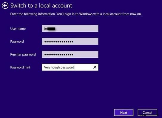 Windows 8.1/8 로그인용 Microsoft 계정 이메일 주소를 변경하는 방법