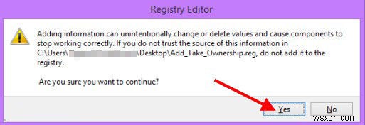 Windows 8.1/8 우클릭 메뉴에 소유권 가져오기 추가하는 2가지 방법