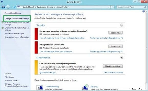Windows 8 오류 보고 기능 비활성화하는 방법 완벽 가이드
