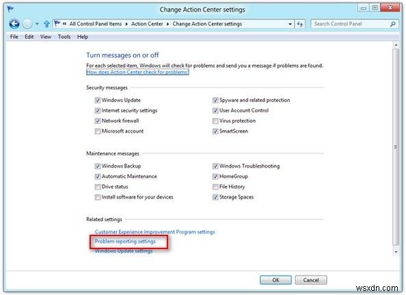 Windows 8 오류 보고 기능 비활성화하는 방법 완벽 가이드