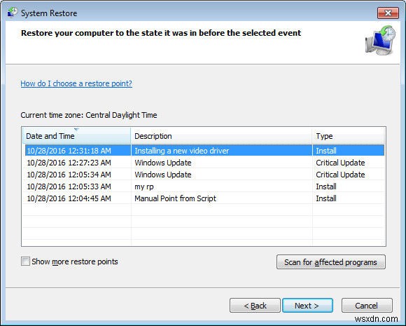 Windows 7에서 오류 코드 0xc00000e9 해결하는 방법