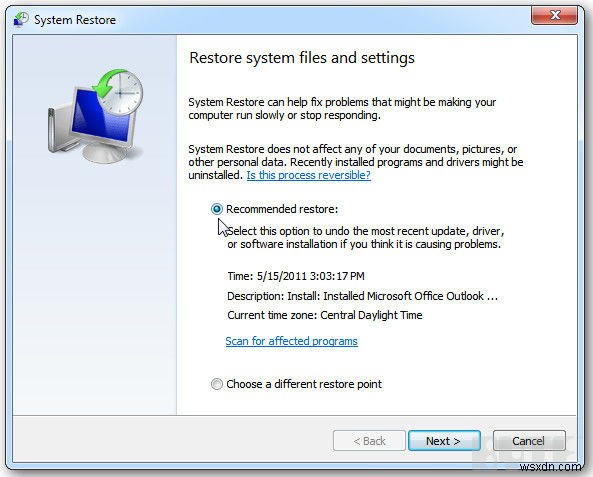 Windows 7에서 사라진 BITS(Background Intelligent Transfer Service) 복구하는 2가지 방법