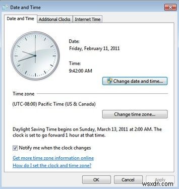 Windows 7에서 시간이 계속 자동으로 바뀔 때? 원인별 해결 방법 총정리