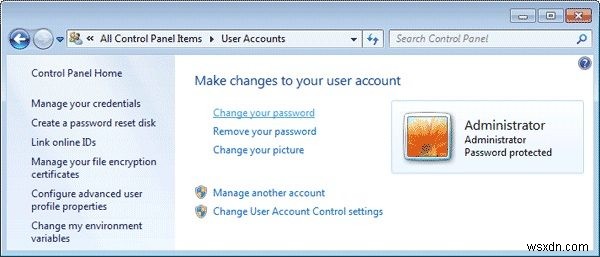 안전 모드에서 Windows 7 비밀번호 해제 및 재설정하는 방법