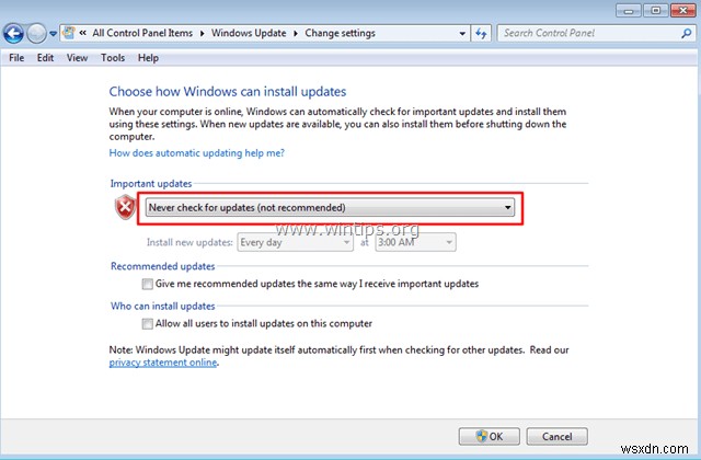 Windows 7/8/8.1 및 Server 2008/2012 Windows 업데이트 문제 완벽 해결 가이드