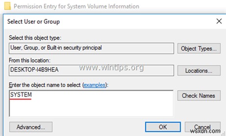 C:\System Volume Information 액세스 거부 오류 해결 방법